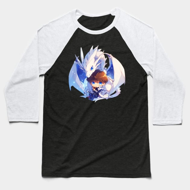 kaiba Baseball T-Shirt by StevenBag